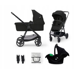 Wózek wielofunkcyjny Kinderkraft Newly 3in1 Mink Pro Czarny