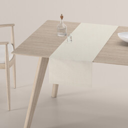 Bieżnik prostokątny, kremowy melanż, 40 x 130 cm,