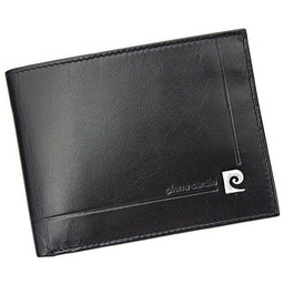 Pierre Cardin, Portfel skórzany męski, czarny, YS507.1 8806