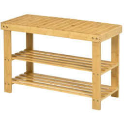 Półka na buty Homcom 70x28x45cm., jasnobrązowa