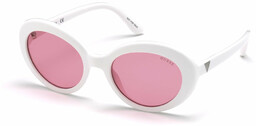 Okulary GUESS GU75765521S. Okulary przeciwsłoneczne, Kolor biały. Kobieta.