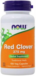 Czerwona Koniczyna, Red Clover 375 mg, Now Foods,