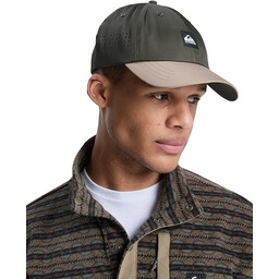 Quiksilver Brązowa nylonowa czapka Decades