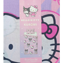 Dwustronna Pościel Kuromi I Hello Kitty Słodka Pościel