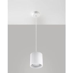 Sollux Lighting Lampa wisząca ORBIS 1 SL.0053 biała