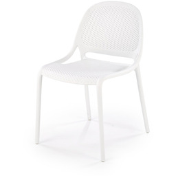 Krzesło ogrodowe plastikowe białe K532