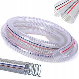 Wąż Ssawny 8m Ssący Tłoczny Zbrojony Drutem