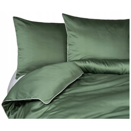 Komplet Pościeli Pure 200x220 Makosatyna Zielona Premium