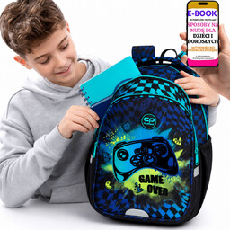 COOLPACK PLECAK dla CHŁOPCA GAMING Gamer Szkolny A4