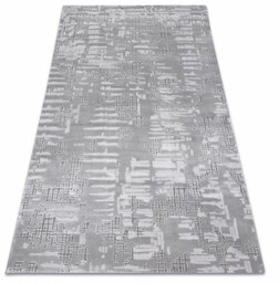 Dywan AKRYL DIZAYN 8840 jasny szary 80x300 cm