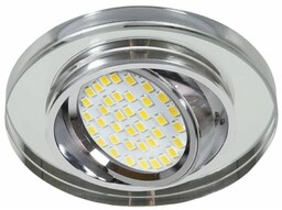 Szklane oczko sufitowe 2263076 Candellux punktowe przezroczyste
