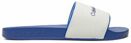 Klapki Calvin Klein Jeans Slide Institutional YM0YM01019 Biały