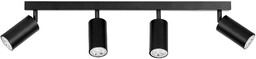 SPOT NOWOCZESNA LAMPA SUFITOWA CZARNA NEO W4