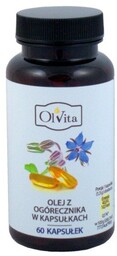 Olvita, olej z Ogórecznika, Suplement diety, 60 kaps.