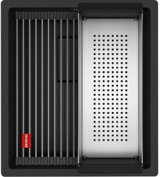 Franke Kanon KNG 110-37 Fragranite Czarny Zlewozmywak prostokątny
