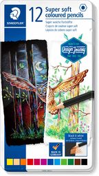 Staedtler 149C M12 ST super miękkie kredki, wielokolorowe