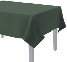 Obrus prostokątny, zgaszony zielony, Linen