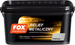 Masa cienkowarstwowa RELIEF METALICZNY 001 platinum 1 kg