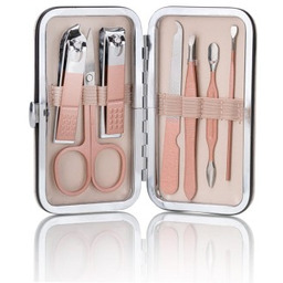 Zestaw 7 akcesoriów kosmetycznych do manicure, pedicure