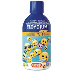 Elgydium Junior EMOJI Płyn do płukania jamy ustnej,