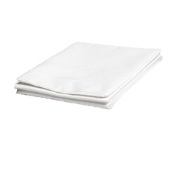 Darymex Prześcieradło hotelowe bez gumki 160x220 białe bawełniane