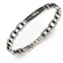 Biżuteria GUESS JUMB04414JWST. Bransoletka, Kolor szary. Mężczyzna.