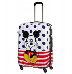 Walizka duża American Tourister Disney Legends Mickey blue