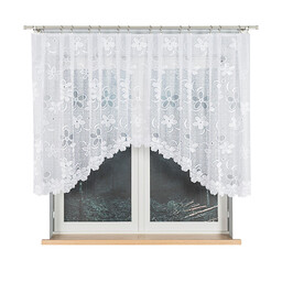 Markizeta Firana żakardowa gotowa 300x130 001 biała Renata