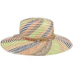 Jalaja Colour Straw Hat by Lipodo, kolorowy, One