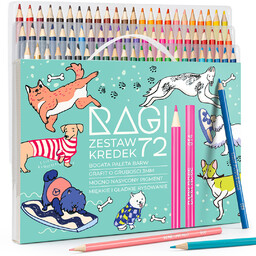 Kredki Olejne Miękkie Artystyczne Profesjonalne Zestaw kredek