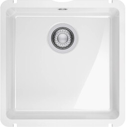 Franke KubusX KXK 110-41 Fraceram Biały Zlewozmywak prostokątny