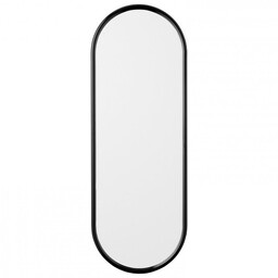 Aytm ANGUI Lustro Ścienne Owalne 108 cm Ciemnoszare