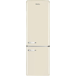 Amica KGCR 387 100 B retro lodówko-zamrażarka/Coffee Cream