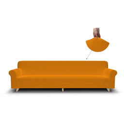 Più bello elastyczne pokrowce na kanapę pomarańczowe