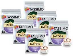 ZESTAW - Kapsułki Tassimo Jacobs Cappuccino Choco 6x8