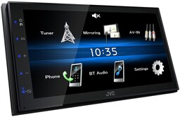 Radio 2din Jvc KW-M25BT Mirroring Android Usb Mp3