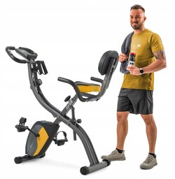 Rower stacjonarny składany xbike z ekspanderami hopsport