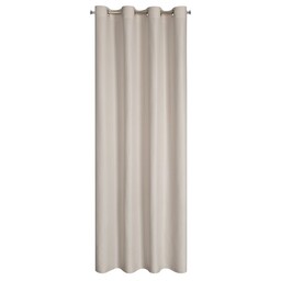 Eurofirany Zasłona 140x250 Adari beżowa gotowa na przelotkach