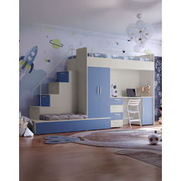 Meblościanka Raj 5 kaszmir - pokój dziecięcy, młodzieżowy