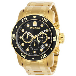 Zegarek Invicta Watch Pro Diver IN0072 Złoty