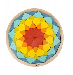 Classic World Montessori Puzzle Mosaic Tangram Patterns Shapes