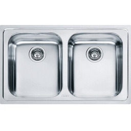 FRANKE Zlewozmywak dwukomorowy Logica LLX 620-79 101.0153.289 Stal