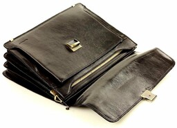 Teczka męska skórzana MARCO MAZZINI handmade - ROBERTO