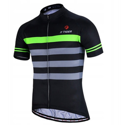 Męska Koszulka Na Rower Termoaktywna Z Odblaskiem Termo