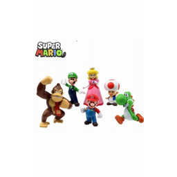 MARIO 6 sztuk dekoracyjnych figurek mini figurki