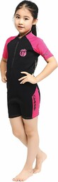 Cressi Unisex-Youth Little Shark Shorty Wetsuit Pianka
