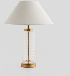 Lampa Stołowa Ze Szklaną Podstawą Ring