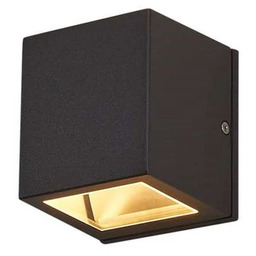 Lucande - Maurice Zewnętrzna Lampa Ścienna Dark Grey