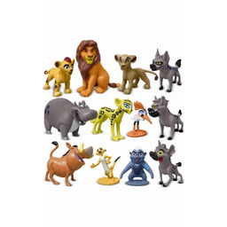 FIGURKI Z BAJKI KRÓL LEW-SIMBA ZESTAW 12 SZT
