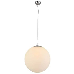 Azzardo Lampa wisząca szklana biała 40cm AZ1328